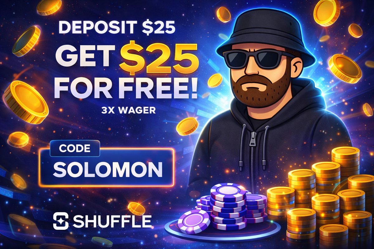 Smithbpws's tweet photo. @pok42245 
🎉 DEPOSIT $25 = GET $25 FOR FREE 📷 How to enter? 📷https://t.co/nAy7rDHSv0 📷 Deposit $25 on

@shufflecom
(3x wager req) 📷 Create a ticket in the Discord &amp; claim your 25$             
(only first time depo)        
First 50 limit! 📷 ⏰ https://t.co/8Ttq7VkxEg