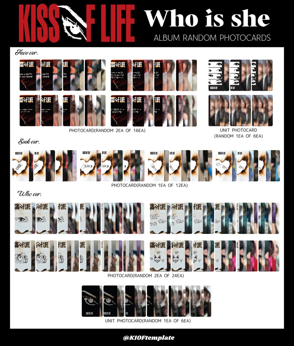 KIOFtemplate's tweet image. KISS OF LIFE 2nd Single Album [Who is she] 
&amp;gt;ALBUM RANDOM INCLUSIONS

🔗drive.google.com/drive/folders/…

KISSOFLIFE キオプ templates template pc 키스오브라이프 키오프 포카 JULIE NATTY BELLE HANEUL トレカ 一覧 KIOF
#KISSOFLIFE #키스오브라이프
#KIOFtemplate #Who_is_she