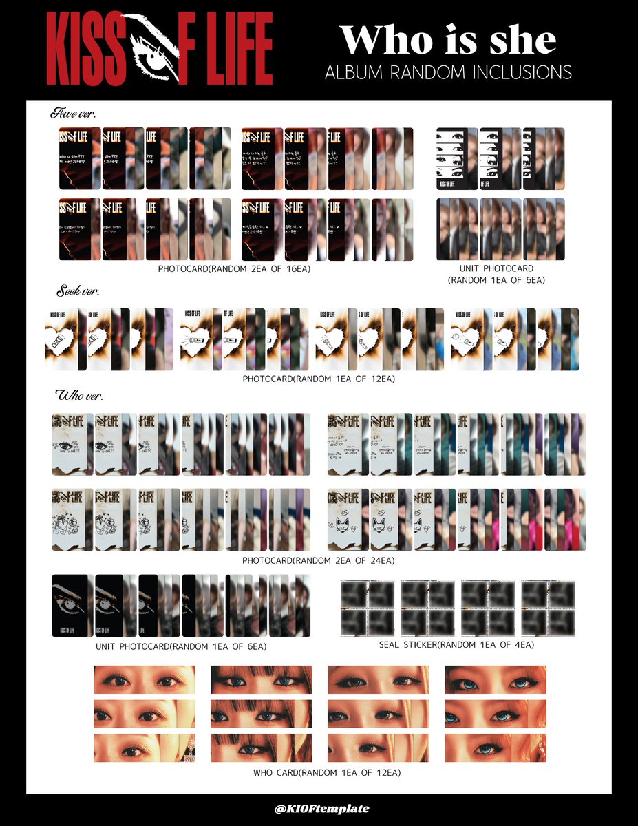 KIOFtemplate's tweet image. KISS OF LIFE 2nd Single Album [Who is she] 
&amp;gt;ALBUM RANDOM INCLUSIONS

🔗drive.google.com/drive/folders/…

KISSOFLIFE キオプ templates template pc 키스오브라이프 키오프 포카 JULIE NATTY BELLE HANEUL トレカ 一覧 KIOF
#KISSOFLIFE #키스오브라이프
#KIOFtemplate #Who_is_she