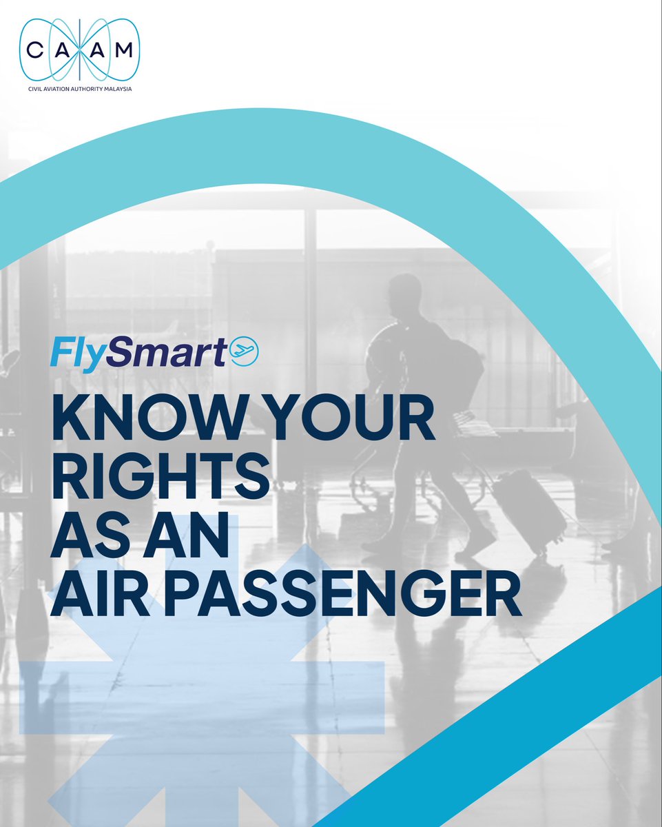 CAA_Malaysia's tweet photo. Travelling this Hari Raya season? ✈️🌙

Know your rights as an air passenger at https://t.co/Smceny4S6r

#TeamCAAM #SafeSustainableSkies #SaferAboveSaferBeyond #MACPC #FlySmart https://t.co/lPwnVRN4ji