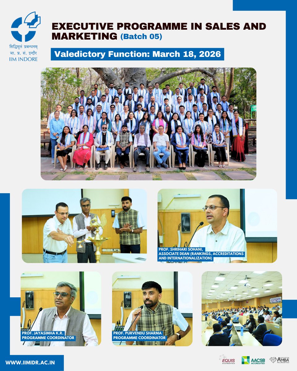 IIM Indore Executive Education tweet media