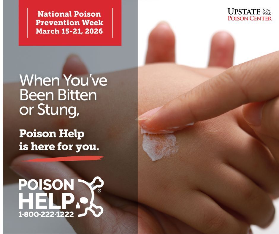 Upstate New York Poison Center tweet media