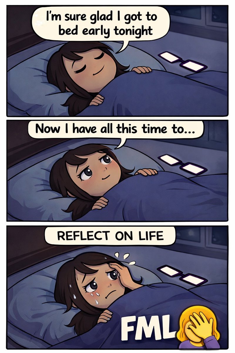 doitmax's tweet image. Today, I went to bed early thinking…
Now I have all this time to…
…reflect on life. $FML 🤦‍♀️🤦‍♂️ 

CA: 3BHhMXMyyGGzLcTk6u5iJwTcV7eEGG9bWJrTKUttpump 

t.me/FML_Solana

#Solana #FML #CryptoGems #meme