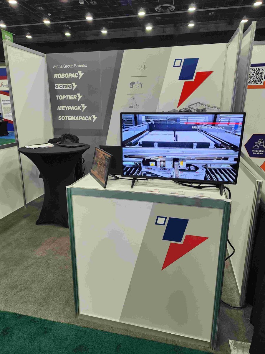 ROBOPACUSA's tweet image. Day 1 at Lubricant Expo was a success! 🚀

Join us for Day 2 - come find us at Booth 424 to meet our team and learn about our end-of-line packaging solutions. 

See you there!

#LubricantExpo #PackagingSolutions