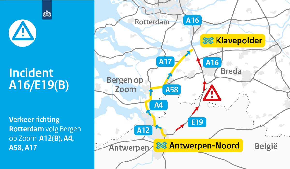 Ongeval met vrachtwagens op A16 bij knooppunt Galder