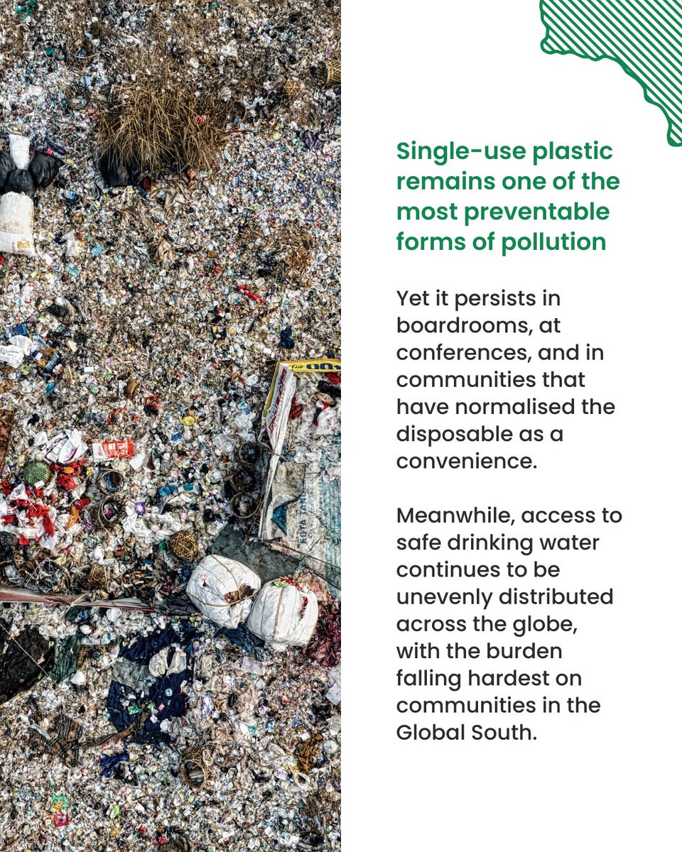 jellsmoor's tweet image. #Plasticpollution is one of the most pressing island realities, but preventable.  

At the Global Sustainable Islands Summit 2026, delegates will receive #reusablebottles and access to refill stations, courtesy of our partner @jointhepipeUK.

Join us: gsis.islandinnovation.co