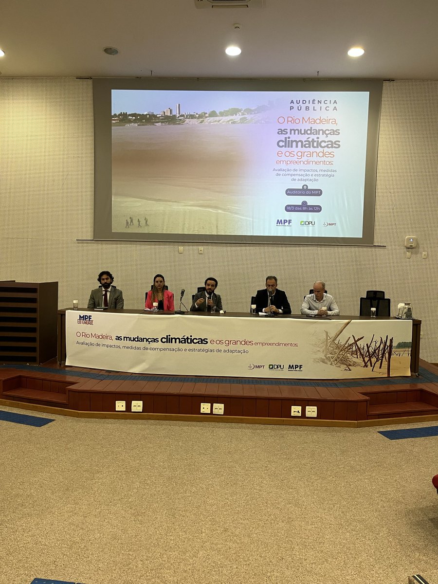 O MPF, em uma parceira com o Ministério Público do Trabalho, realiza a audiência pública sobre mudanças climáticas e os impactos nas comunidades ribeirinhas. O debate vai até as 12h, no auditório do MPT.