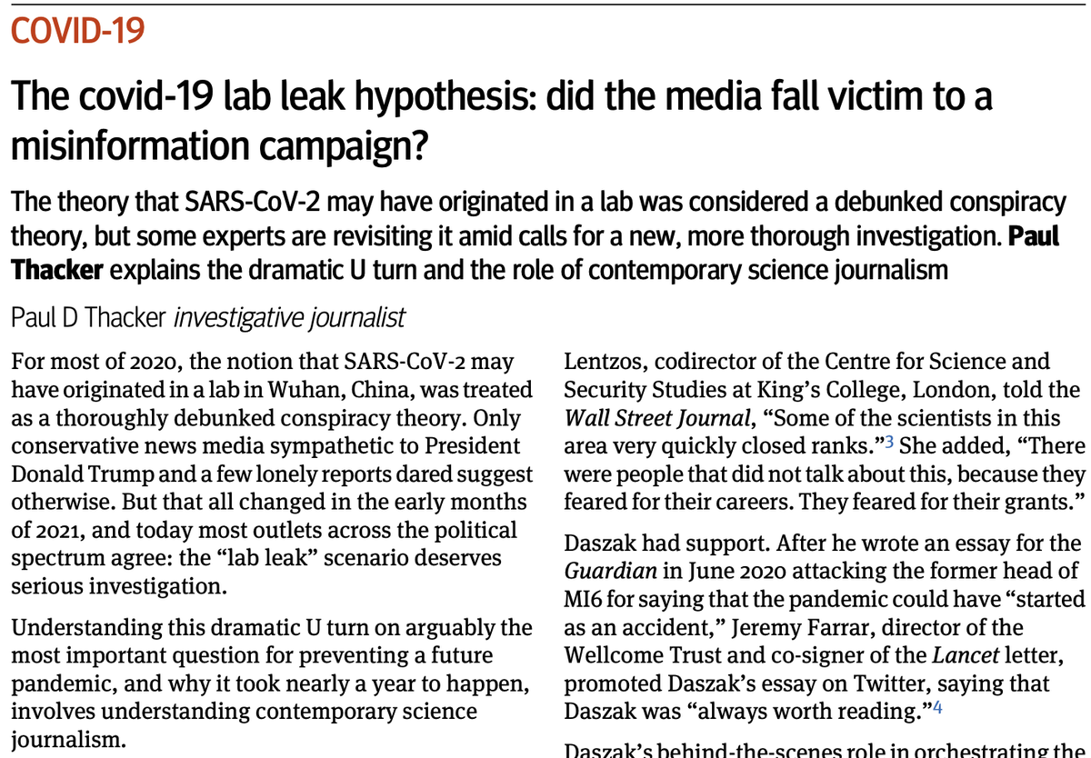 Paul D. Thacker tweet media