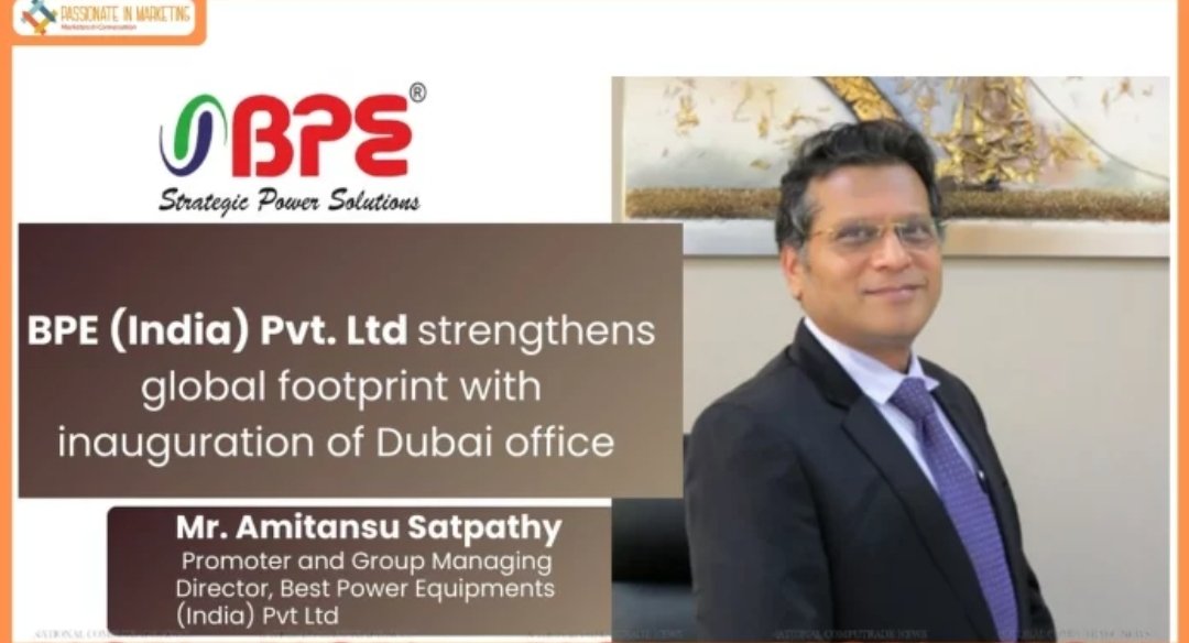 BPE India expands its global footprint with the inauguration of its Dubai office under BPE Power Management Consultancy FZCO. Strengthening its presence across the Middle East with faster, reliable energy solutions. ⚡🌍 #BPE #Dubai #Energy