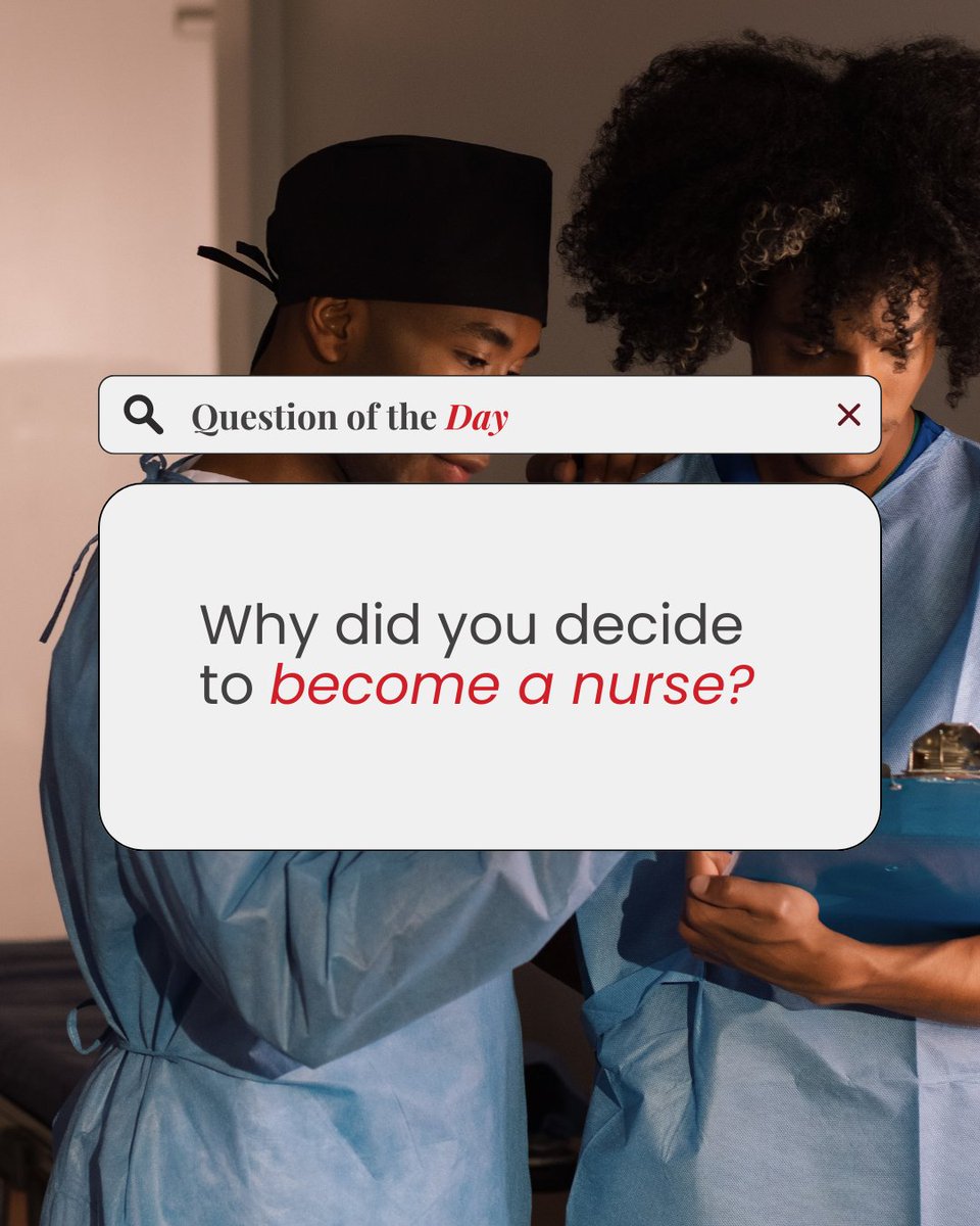 CynaMed's tweet photo. 💬 Question of the Day:

Why did you decide to become a nurse?

Every nurse has a story — and every story matters. 💙

Drop your reason in the comments ⬇️ We’d love to hear what inspired your journey.

#NurseLife #WhyINurse #HealthcareHeroes #CynaMed #PittsburghNurses https://t.co/FCCPZAbqBM