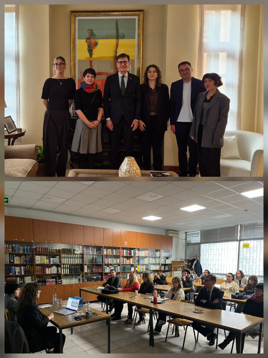 RafaSorianoO's tweet image. Y seguimos con el apoyo @AECID_es al Departamento de Español @UKIMedumk. Taller sobre juego analógico para la didáctica de la lengua y literatura españolas a cargo de la Prof. Alba Torrebejano #Gamificación #ludificación @InstCervantes