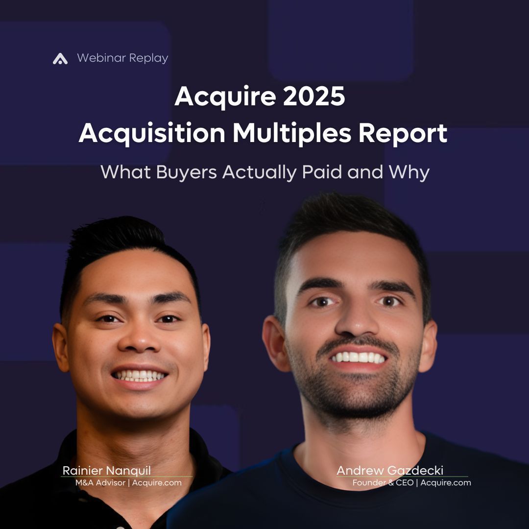 acquire.com tweet media