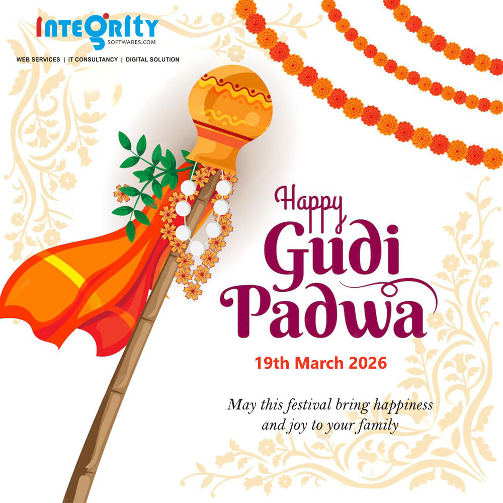 integritysoftw's tweet photo. The Gudi rises high today, and so may your fortunes, your spirits, and your ambitions. Happy Gudi Padwa ✨
#gudipadwa2026 #festival #maharashtra #marathi #india #chaitranavratri #marathinewyear #marathitradition #integritysoft #websitedesign #creativity #design #madewithintegrity https://t.co/ORtIdGMEPz