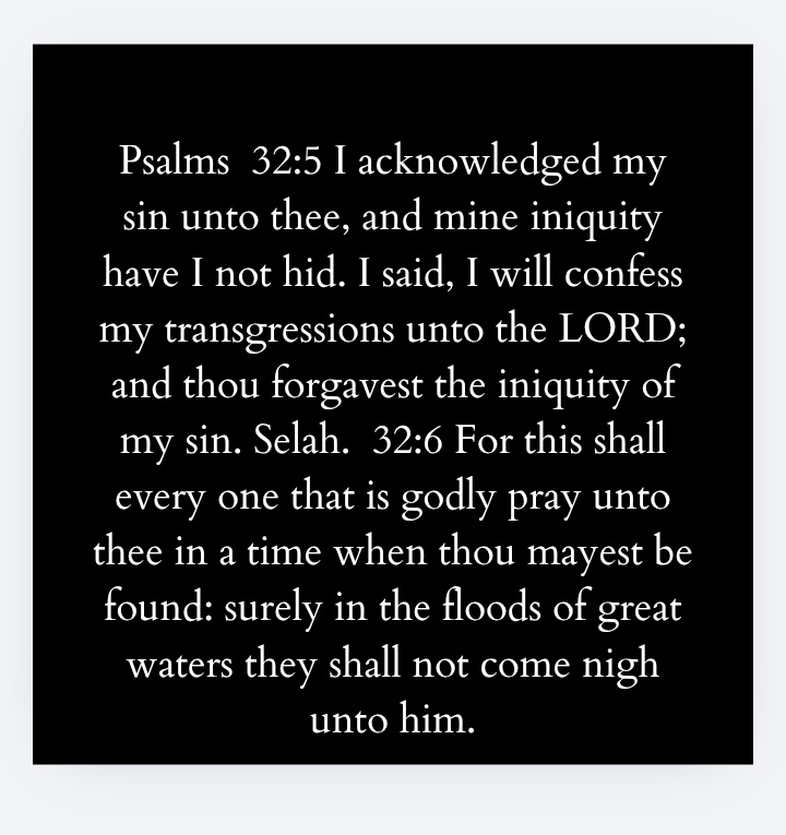 David acknowledge his sin

Psalms 32:6  For this shall every one that is godly pray 

David again said this shall everyone that's godly pray

A saint is not a sinless person, but that believer quickly confesses his wrongs.

but not to use grace as an excuse to dwell in filth