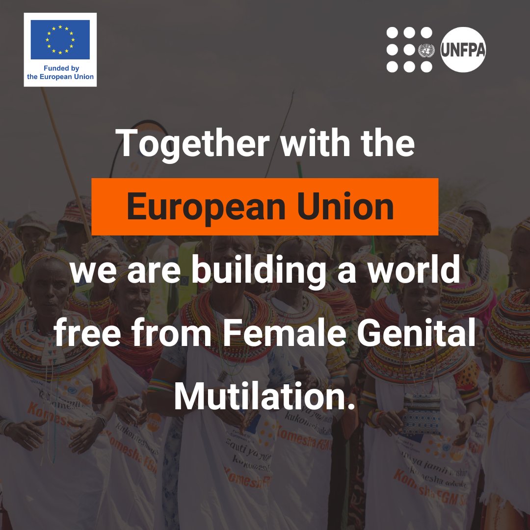 UNFPAKen's tweet image. Communities are leading the way to end Female Genital Mutilation.

With support from @EUinKenya through the #KomeshaFGMSASA initiative, local efforts are strengthening action to #EndFGM and protect the rights and dignity of women and girls.

Learn more: unf.pa/3Df9UtP