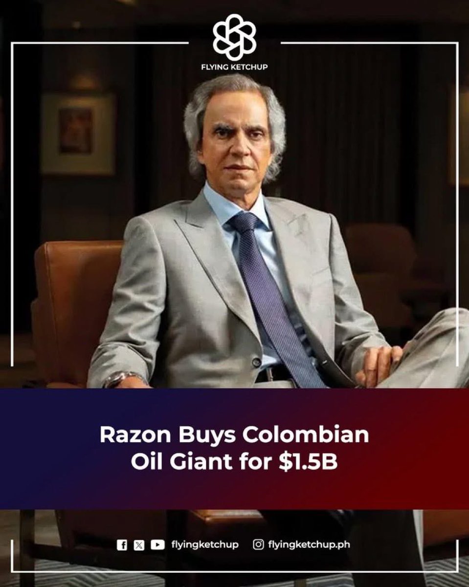 imtheatan's tweet photo. 🧵IS THERE MORE TO THE “RAZON MOVE” THAN MEETS THE EYE?

They say in business and politics, there are no coincidences; only perfect timing.

Lately, I’ve been following the Iran -US/Israel war. 

While the headlines are dominated by the tension in the Middle East and the fragility of the Strait of Hormuz, our very own Enrique Razon — now officially the wealthiest Filipino — is quietly making moves half a world away: 

His Prime Infra just stepped into Colombia and acquired SierraCol Energy.

1/7