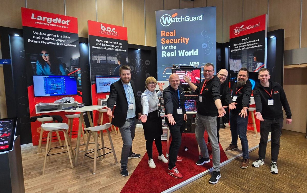boc_it's tweet photo. 🔐 Los geht´s: @secIT_DE in Hannover

Startschuss für den ersten Messetag – und wir sind mit  @watchguard live vor Ort.

📍Sie finden uns in der Glashalle am Stand G9

Wir freuen uns auf den persönlichen Austausch!

#secit #watchguard #secit26 #itsecurity #secITbyheise https://t.co/zWag8ADJM5