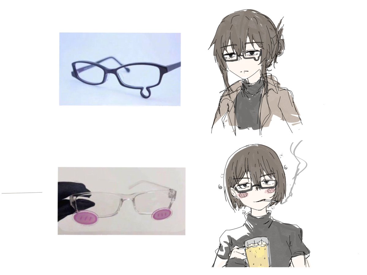 眼镜控发作 #鶯餡子