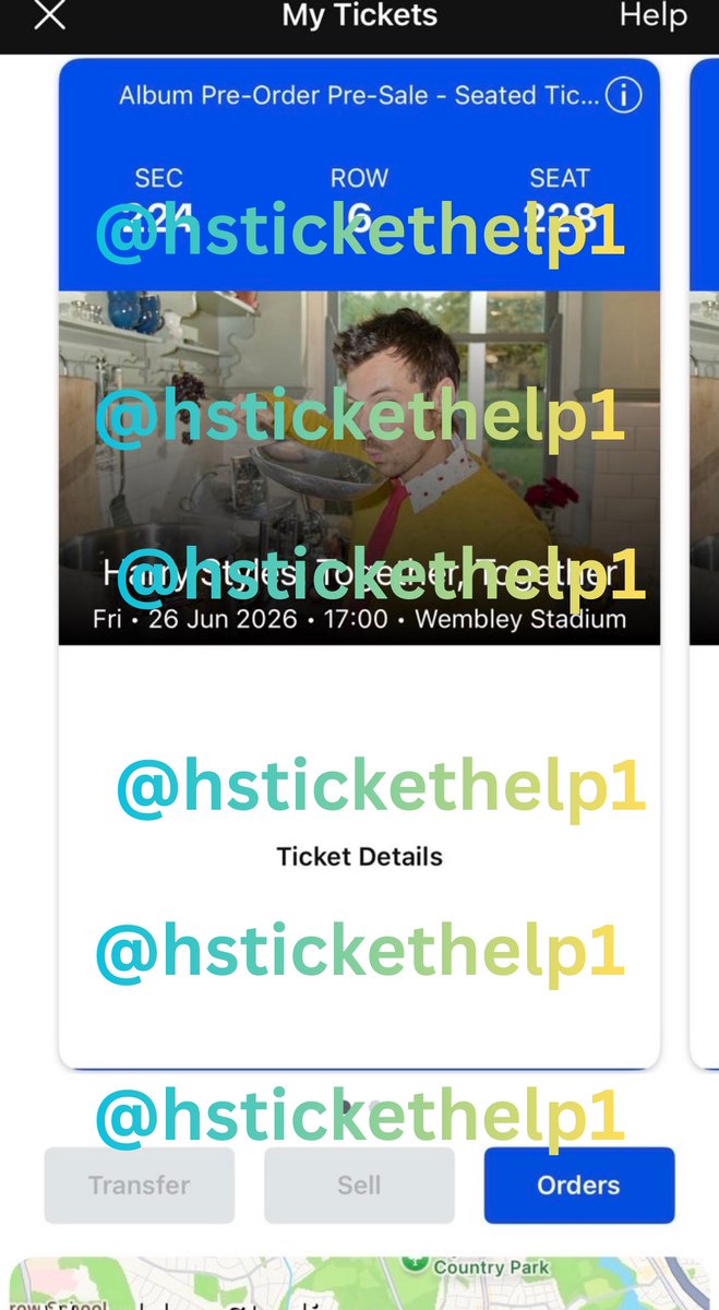 hstickethelp1's tweet photo. Harry Styles’ Together, Together Tour- London🇬🇧
- June 26th
- 2 tickets
- Sec 224, Row 6, Seats 228-229
- £206.13 each, £412.26 total (price verified &amp; includes G&amp;S fee)
- PayPal G&amp;S

DM @Jjesssss12 if interested!!! https://t.co/aRBId72TE3
