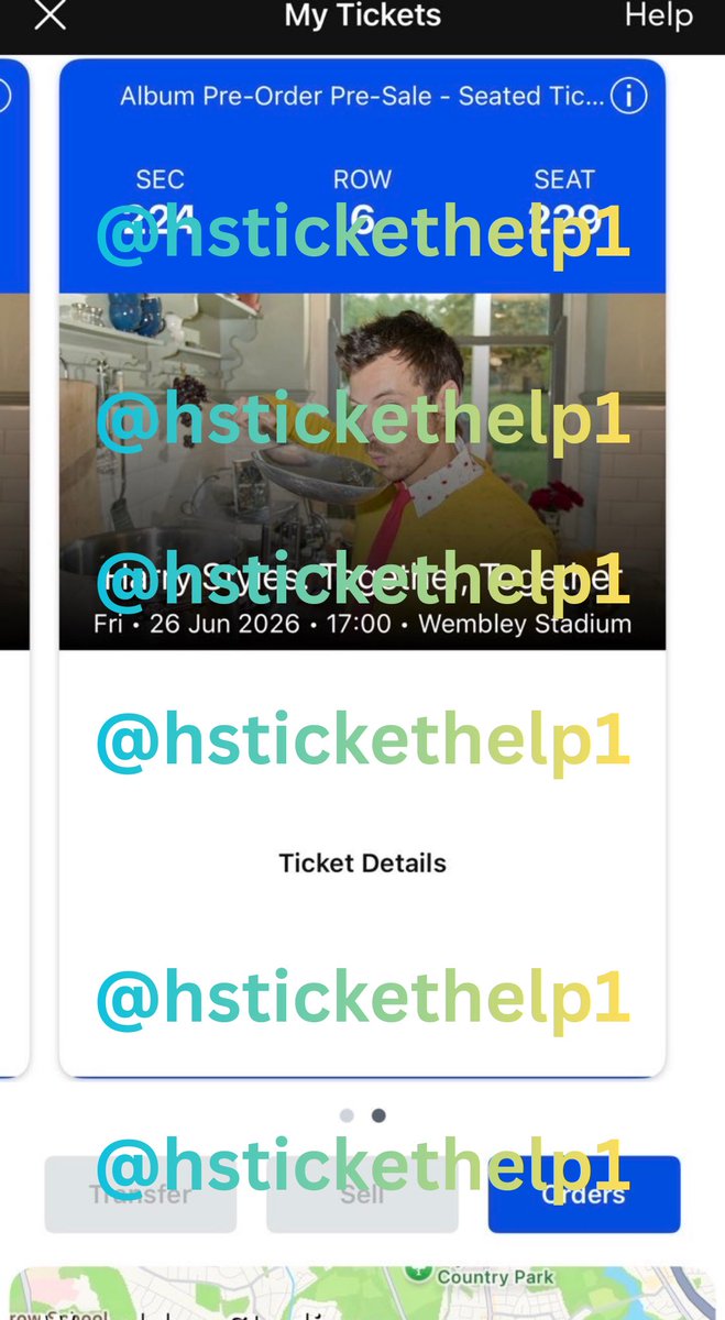 hstickethelp1's tweet photo. Harry Styles’ Together, Together Tour- London🇬🇧
- June 26th
- 2 tickets
- Sec 224, Row 6, Seats 228-229
- £206.13 each, £412.26 total (price verified &amp; includes G&amp;S fee)
- PayPal G&amp;S

DM @Jjesssss12 if interested!!! https://t.co/aRBId72TE3