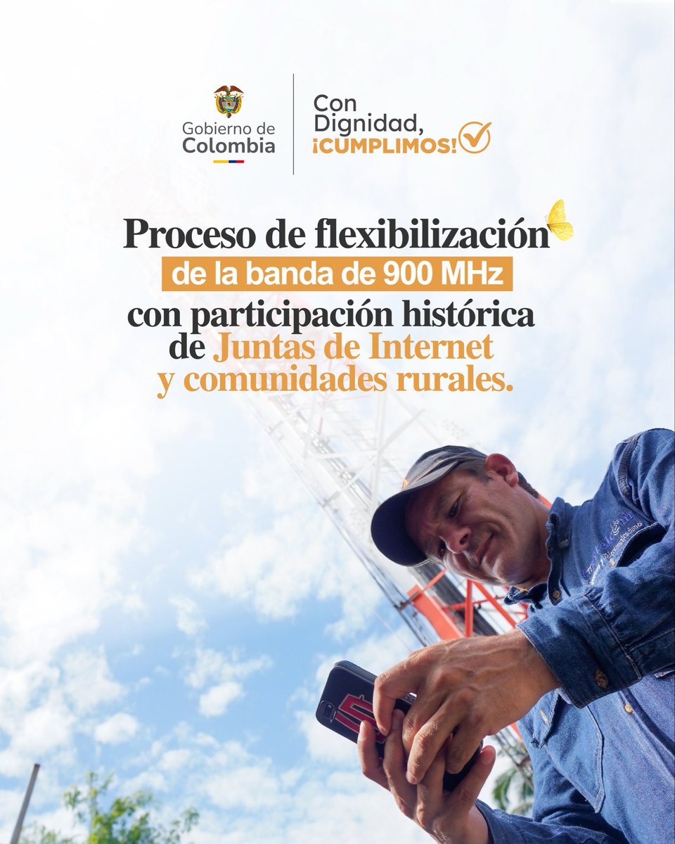 ANE_Colombia's tweet photo. La #Banda900MHz es clave para la conectividad del país.
Por eso, desde la @ANE_Colombia realizamos monitoreo especializado para proteger los servicios críticos y asegurar un espectro más seguro y eficiente.

#ConDignidadCumplimos https://t.co/VfFKXGIIhT