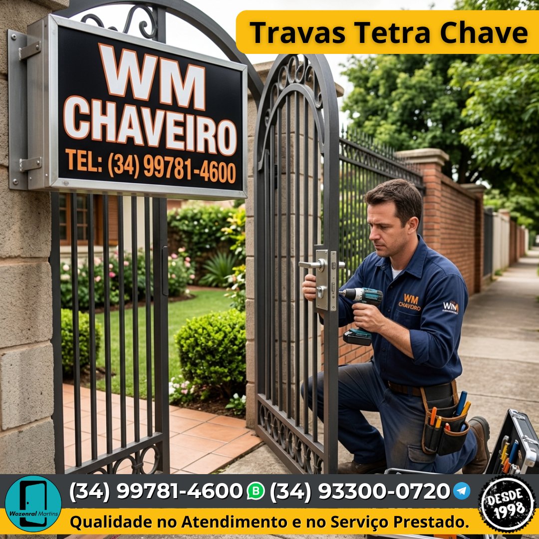 wmchaveiro's tweet photo. Travas Tetra Chave.
Faça seu orçamento online.
(34) 99781-4600 / 93300-0720
*Acesse meu Site
https://t.co/mT5FAg13m2
*Meu Cartão Virtual
https://t.co/T0rE8OJeTx https://t.co/wjN7Odhr3r