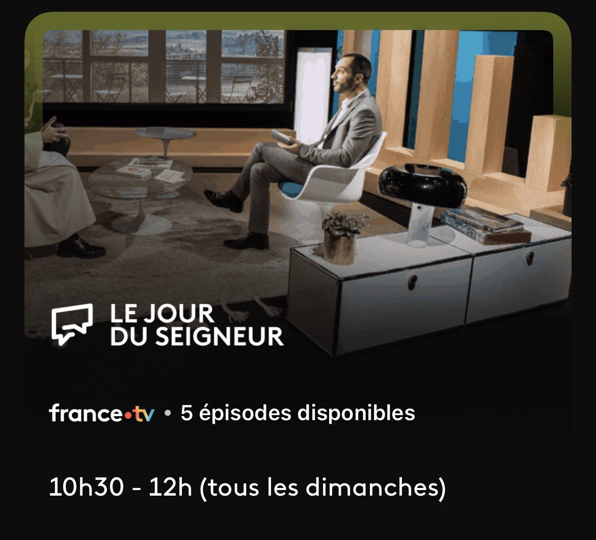 « 10h30-12h (tous les dimanches) » DE RIEN.