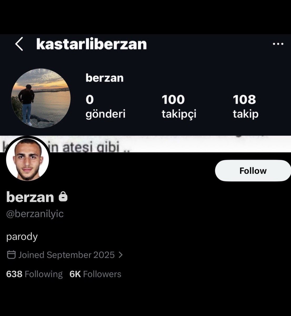 Şu Mersin’de yaşayan Atatürk düşmanı Berzan ifşa olup hesabı gizlemiş.