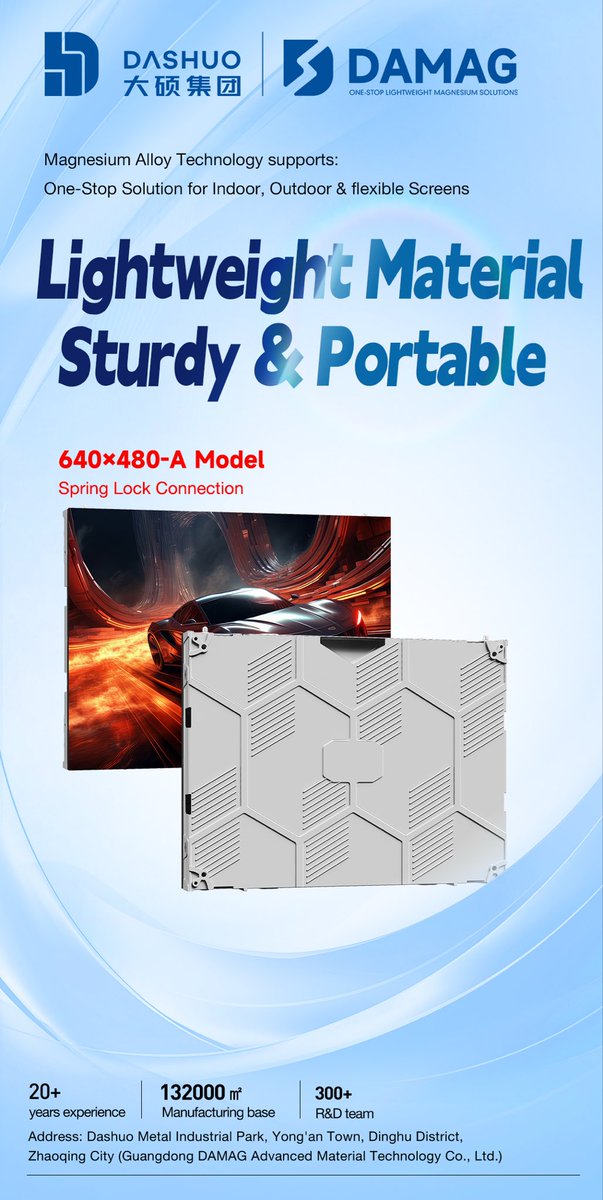 MiloLiDamag's tweet image. 🛠️ Solving Display Pain Points: Lightweight, Reliable, and Cost-Effective Solutions
Why Choose Our 640×480-A Model?
Lightweight Design: Significantly cuts logistics and handling costs without compromising robustness.
#BusinessSolutions #SupplyChain #DisplaySolutions #Efficiency