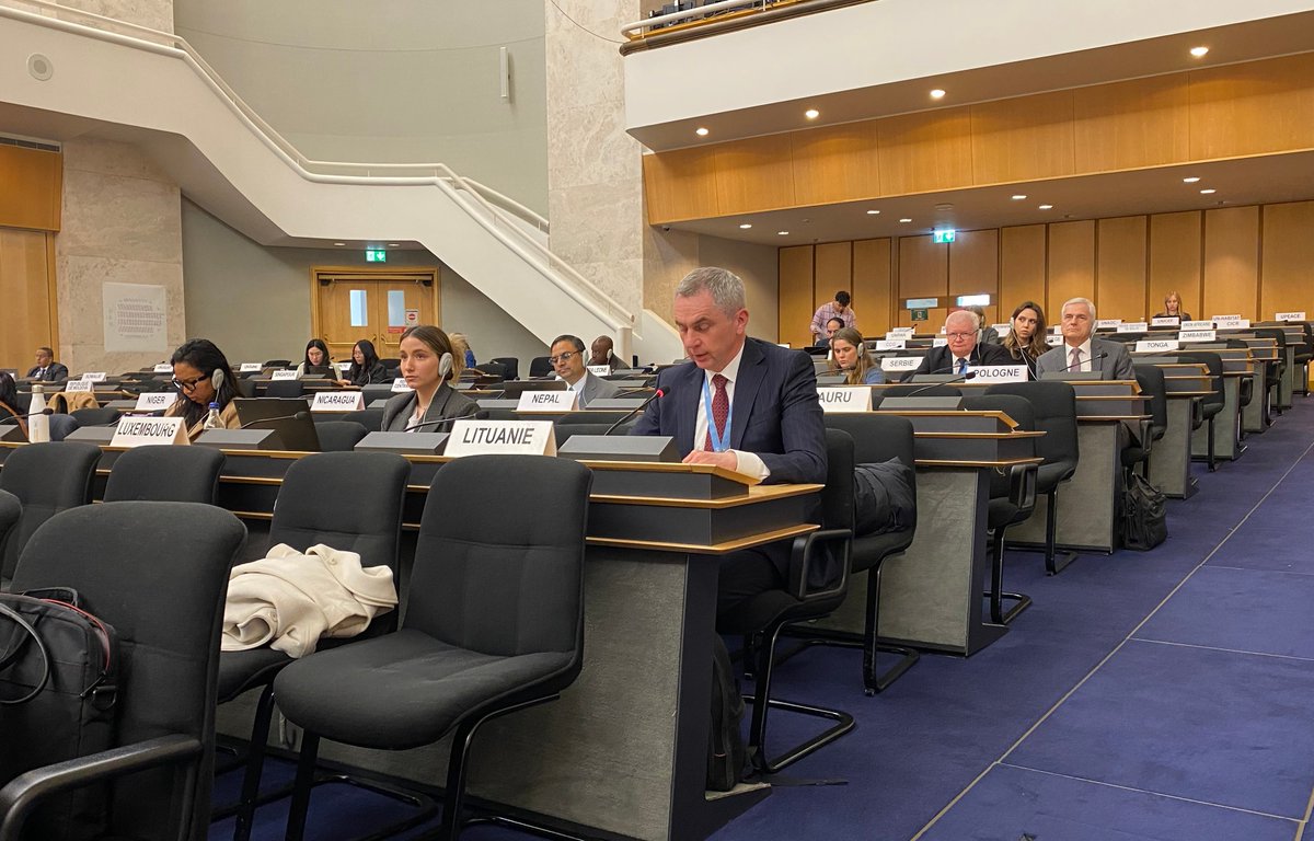 Lithuanian Permanent Mission in Geneva tweet media
