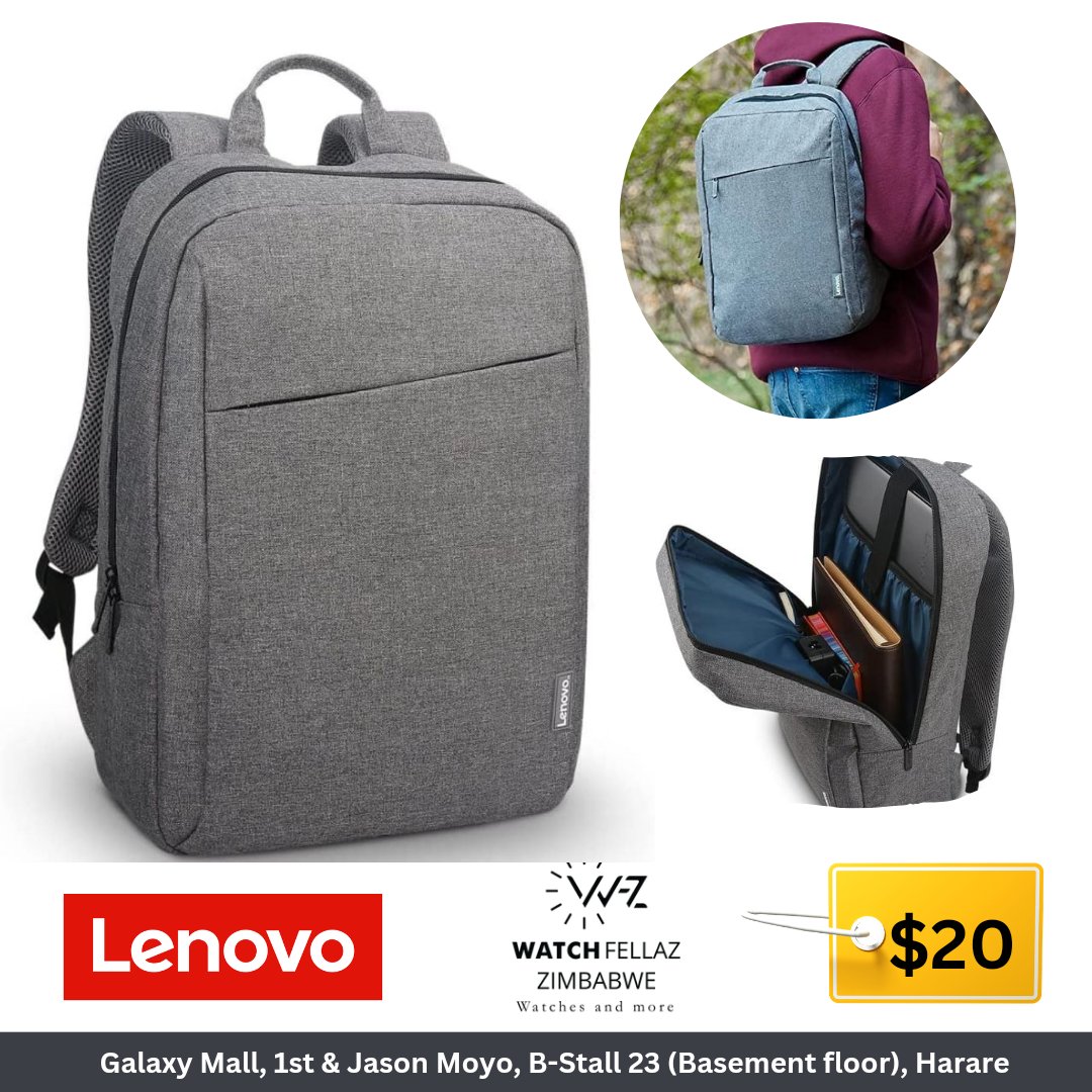 🎒 Upgrade your everyday carry.

Original Lenovo Laptop Backpacks

✔ Fits up to 15.6–16” laptops
✔ Water-repellent 💧
✔ Smart compartments

💲 Only $20
📍 Galaxy Mall, Harare
📲 0714 881 297
#HarareDeals #Zimbabwe #LaptopBag #Backpack