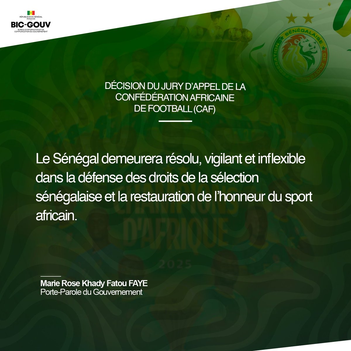 Gouvernement du Sénégal tweet media