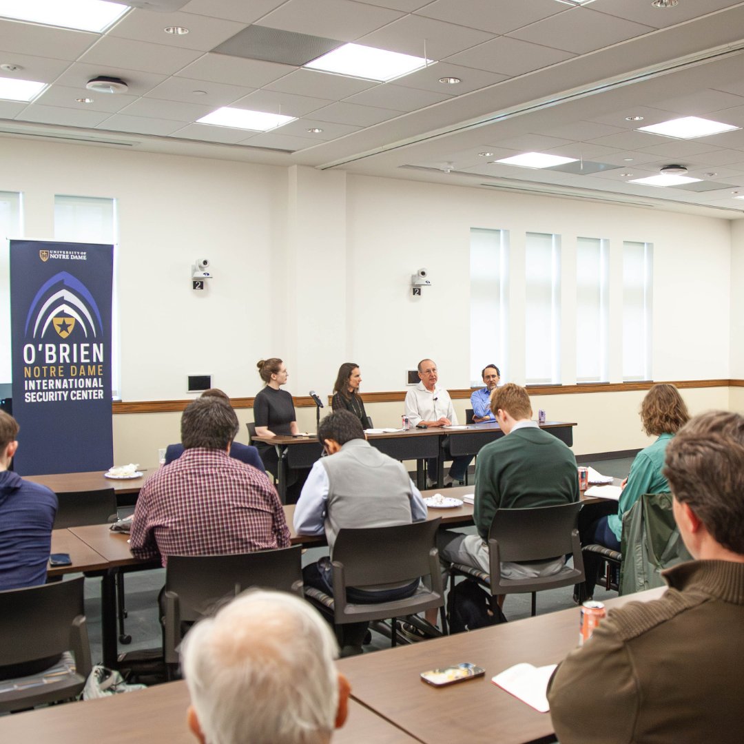 O'Brien Notre Dame International Security Center tweet media