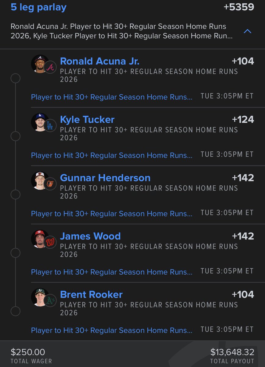 MLB futures lay ⚾️