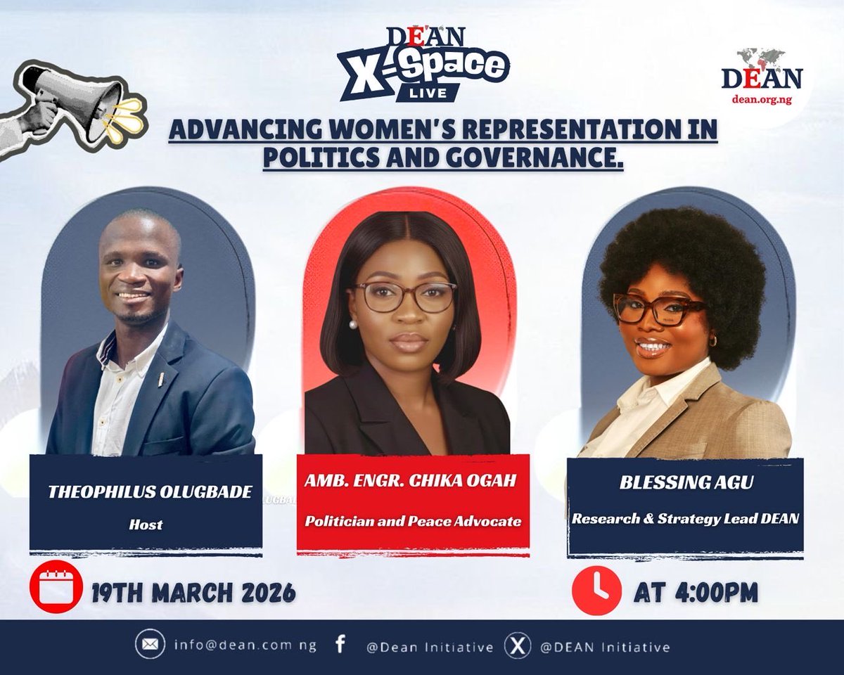 Nigeria's democracy cannot thrive without women at the decision-making table. Yet, women make up nearly 50% of the population but occupy less than 7% of elective political positions in the country. This gap is not just a statistic, it reflects structural barriers, cultural