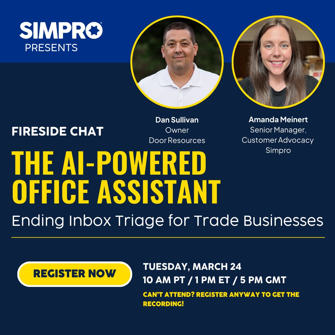 Simpro Software tweet media