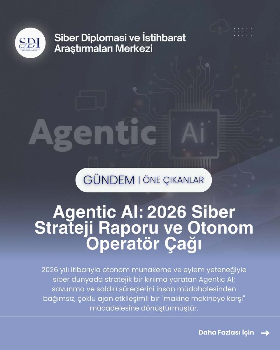 Siber Diplomasi & İstihbarat Araştırmaları Merkezi tweet media