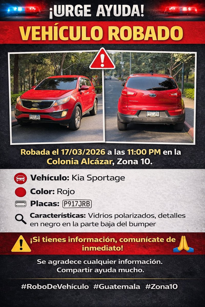 emar2490's tweet photo. @amilcarmontejo se la robaron anoche en la colonia alcazar zona 10 ayudeme a compartir https://t.co/GcTsWKCpof