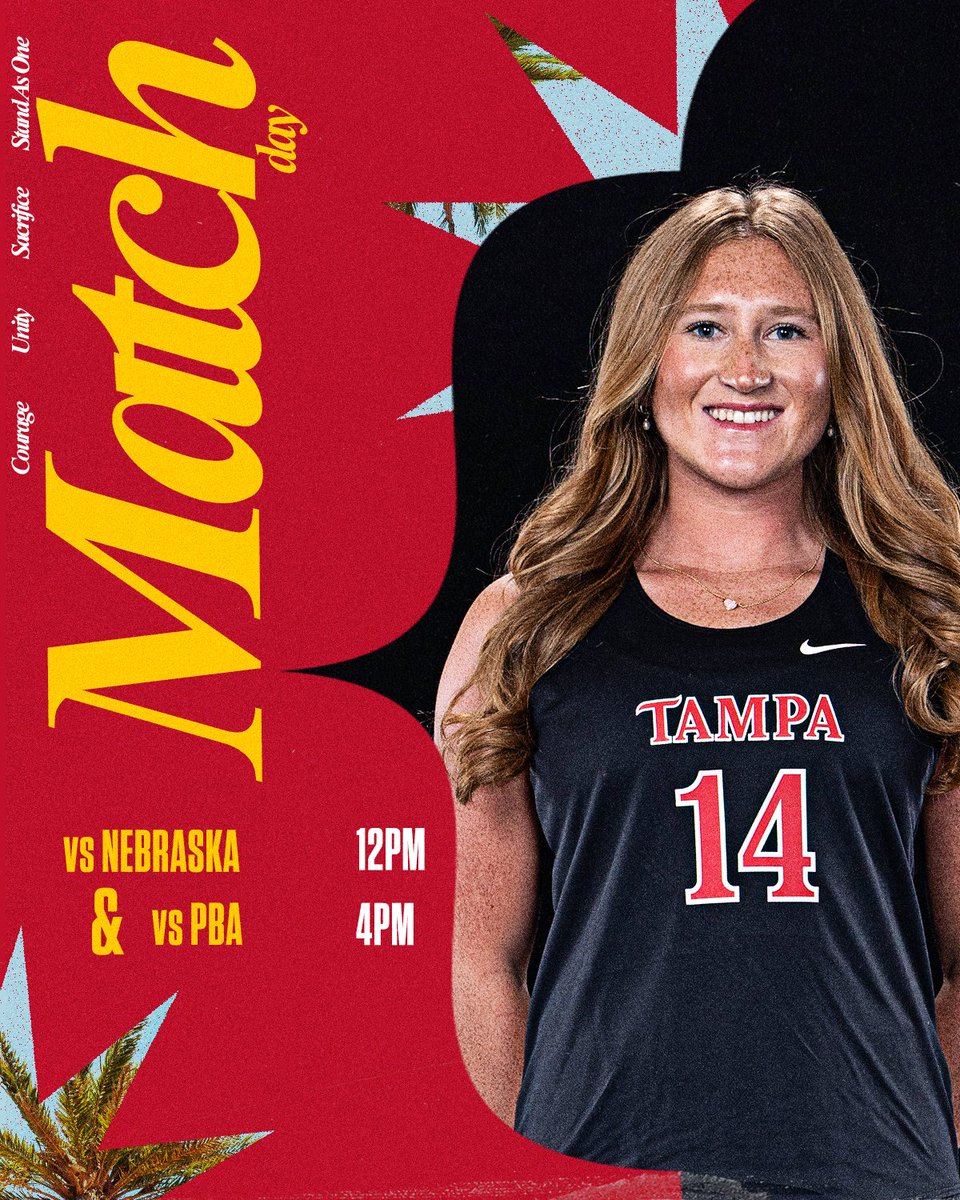UTampaBeachVB's tweet photo. Two duels in the 813 today 🤩

🆚 Nebraska and PBA
⏰ 12:00 PM and 4:00 PM
📍Tampa, Fla. / Tampa Beach Volleyball Complex
📺 https://t.co/gsqgpWD2TR
📊 https://t.co/gtOQiBGLTr https://t.co/od76uXZawS