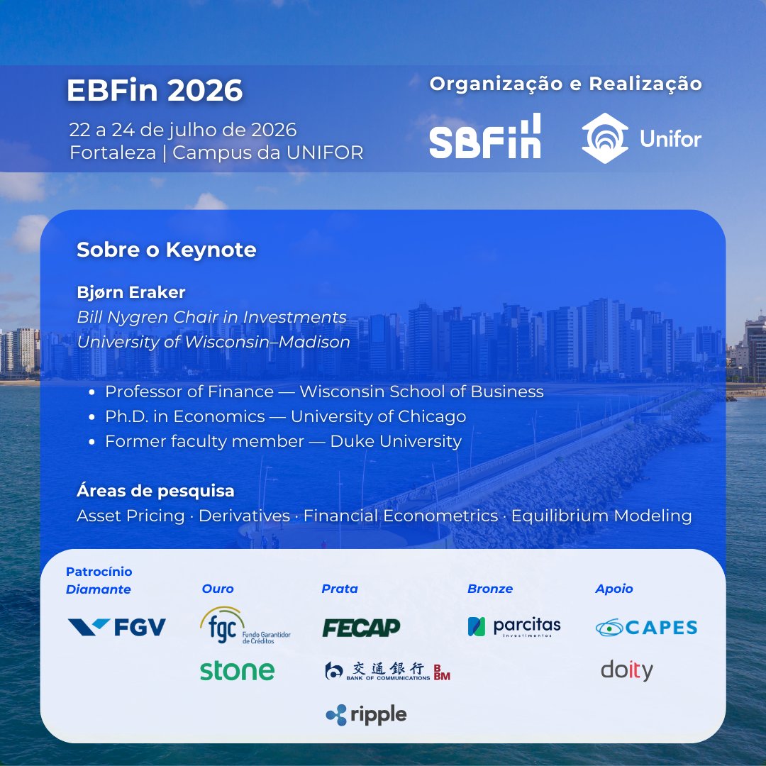 Sociedade Brasileira de Finanças (SBFin) tweet media