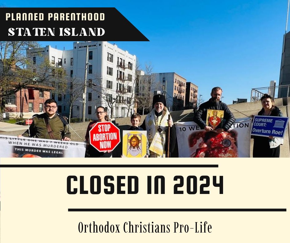 St. John the Forerunner Orthodox Pro-Life Society tweet media