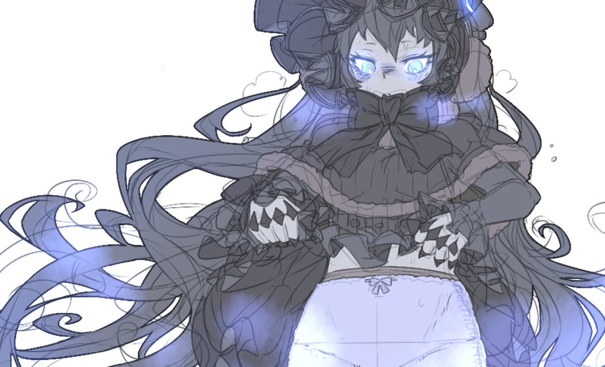 「とりあえずこのラフ描いては完成する前に次のラフ描こうとするクセなんとかしたいんだ」|oso 的キノコ擬人化図鑑のイラスト