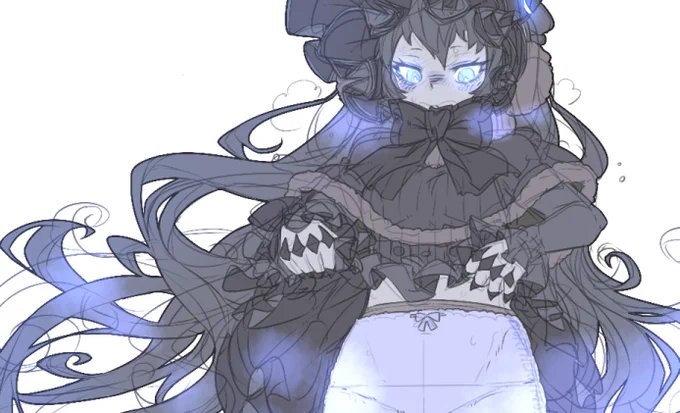 とりあえずこのラフ描いては完成する前に次のラフ描こうとするクセなんとかしたいんだわ。あと俺多分ジト目好きだわ。