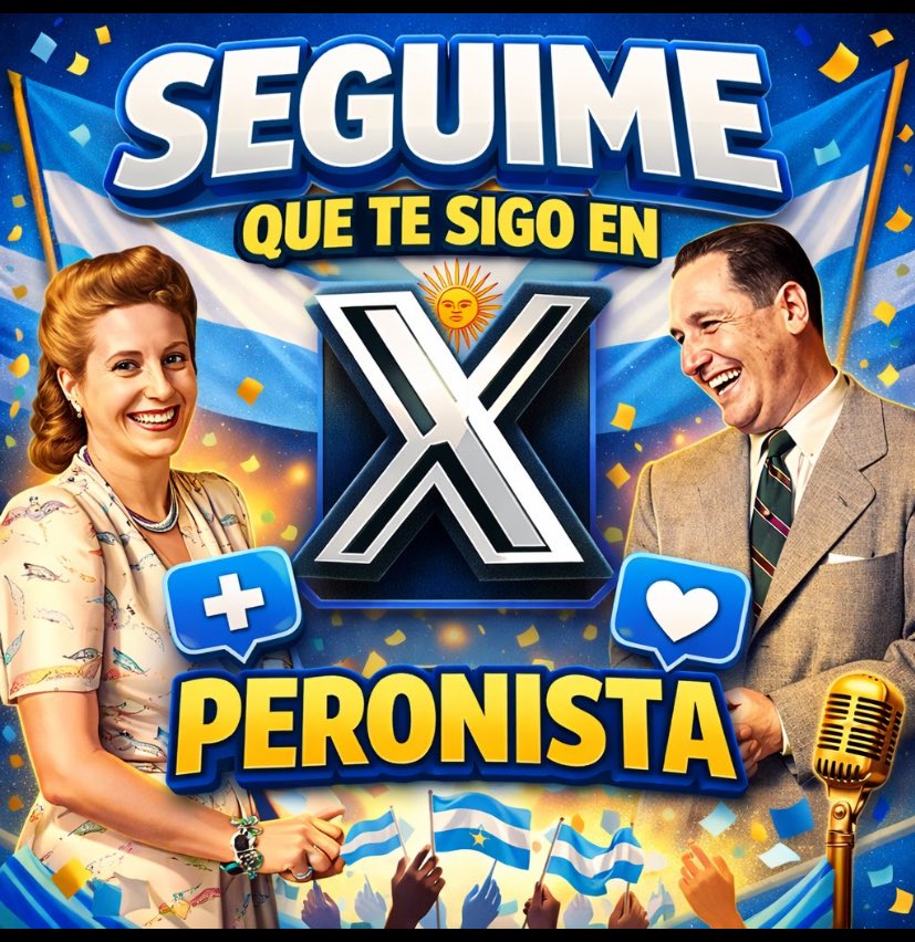 Gente, sigo casi a 7500 compañeros pero solo 3000 de ustedes me siguen a mi. "X" no me deja seguir a más nadie por el "desbalance" entre seguidores y seguidos. Por favor... Hagamos juntos una campaña!

SEGUIME, QUE TE SIGO!!! 

🔸 Dale LIKE 
🔸 Hace RT
🔸 Comentá