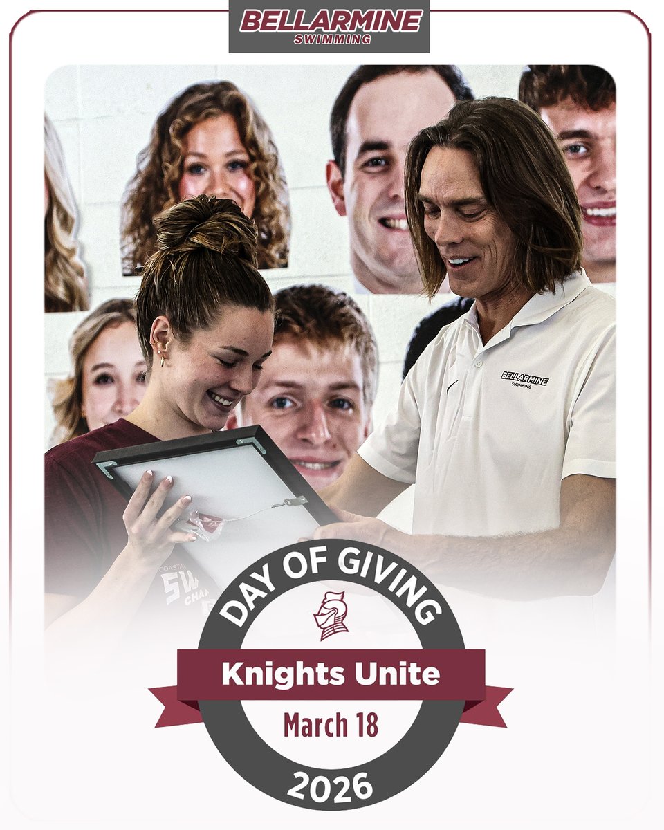 Today, the Knights Unite to support Bellarmine students. Every gift helps strengthen the student experience and promotes student success. Your generosity makes a lasting impact.

#BUKnightsUnite

To donate, please visit ⤵️

🤝bellarmine.edu/donor-engageme…