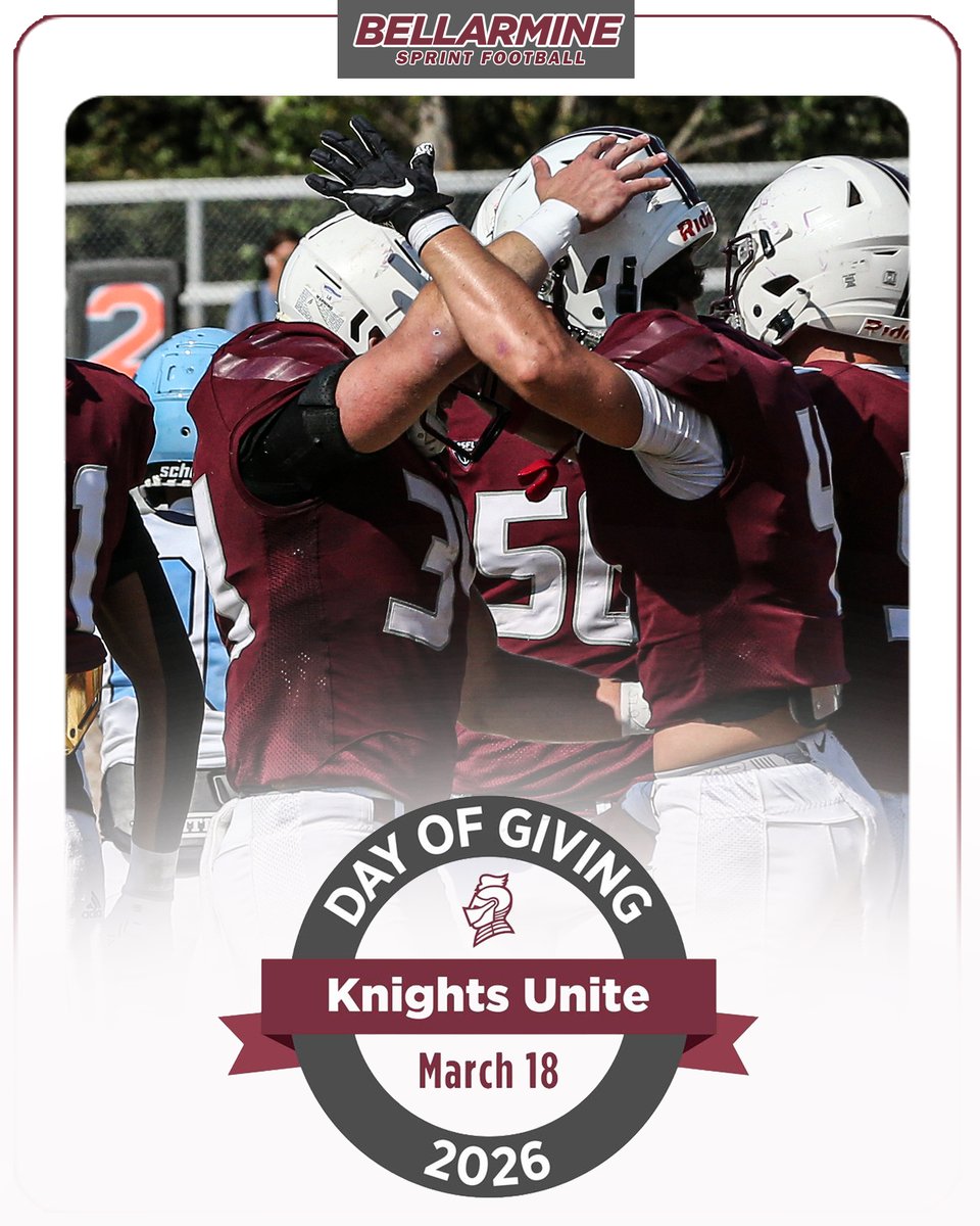 BUKnightsFB's tweet photo. Today, the Knights Unite to support Bellarmine students. Every gift helps strengthen the student experience and promotes student success. Your generosity makes a lasting impact.

#BUKnightsUnite

To donate, please visit ⤵️

🤝https://t.co/zhIr7fn29E https://t.co/2jpweoXKzz