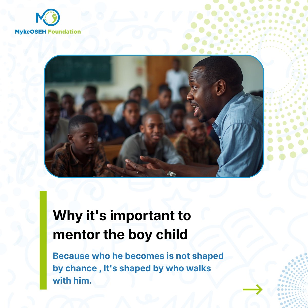 MykeOSEH Foundation tweet media