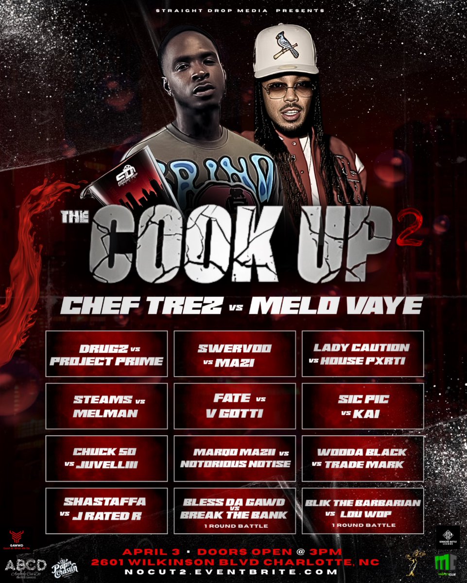 Vgotti_318's tweet photo. Bout to show yall how to Kill a demon in real time SORRY FATE you gotta go
Charlotte Carolina April 3rd get ya tickets now!
#TheCookUp ๐ฏ https://t.co/wPRAZMwPGt