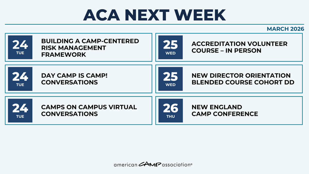 American Camp Association tweet media