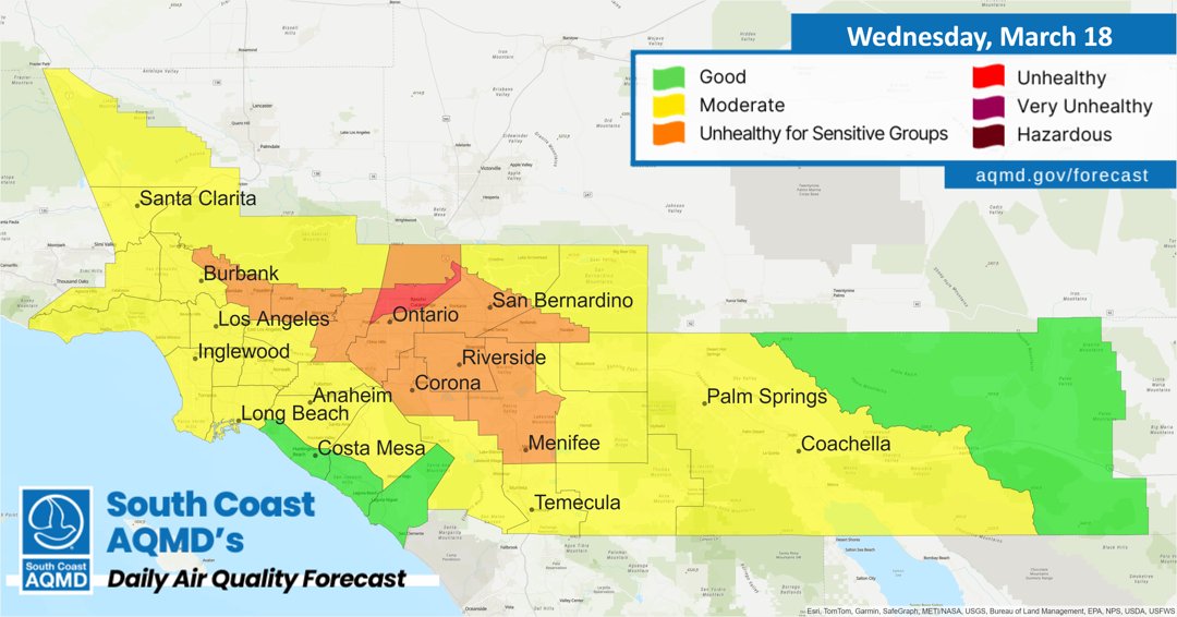 South Coast AQMD tweet media